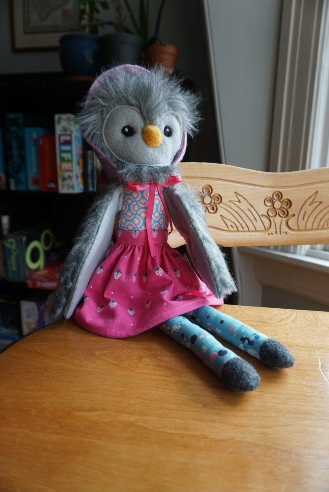 Handmade Animal Dolls Olivia Owl Megan Makes