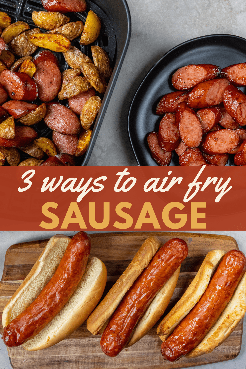 Smoked Sausage in an Air Fryer (3 Ways) Megan vs Kitchen