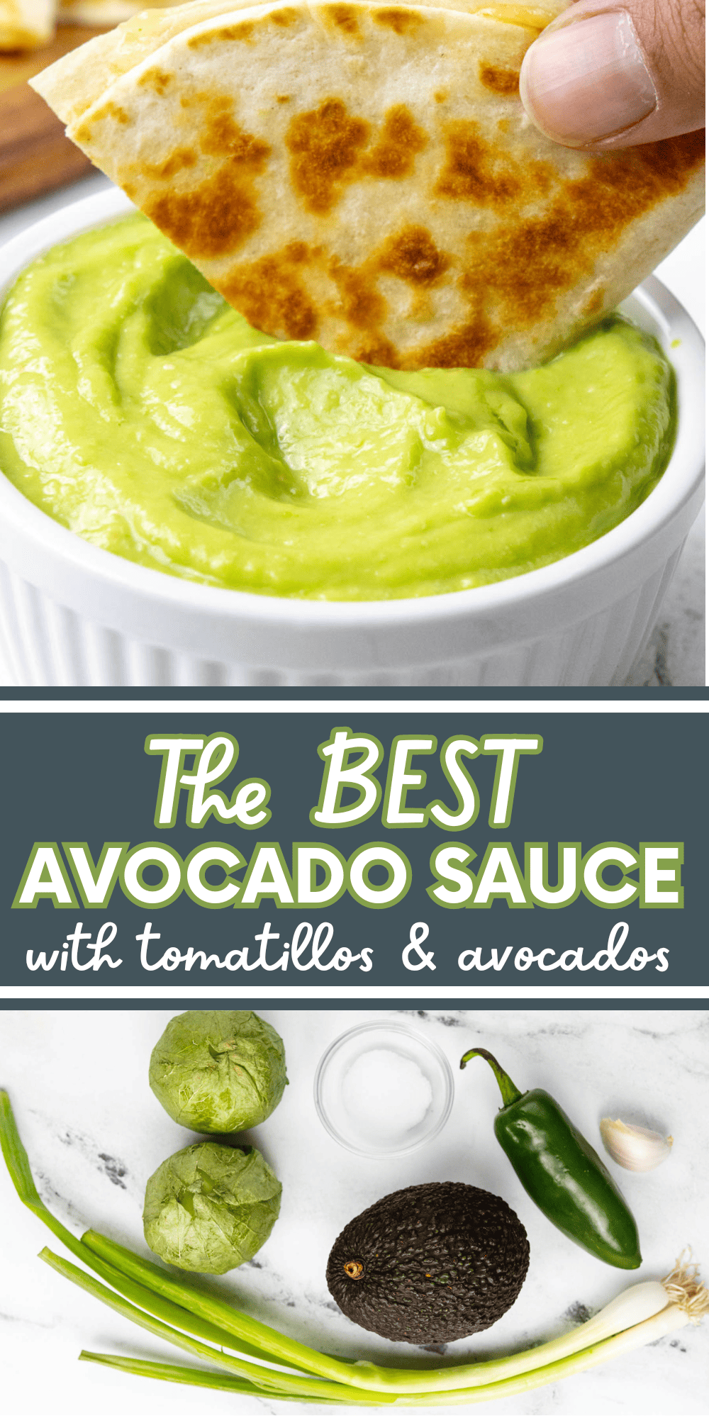 Easy Avocado Sauce (for Tacos & Quesadillas) Megan vs Kitchen