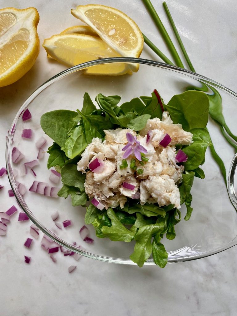 Easy Pacific Rockfish Salad Megan Waldrep