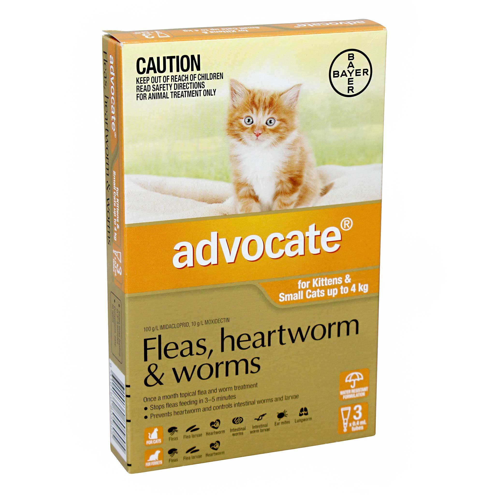 ADVOCATE All In One Treatment For Cats Over 4kg (9lbs) 3 Pack Mega