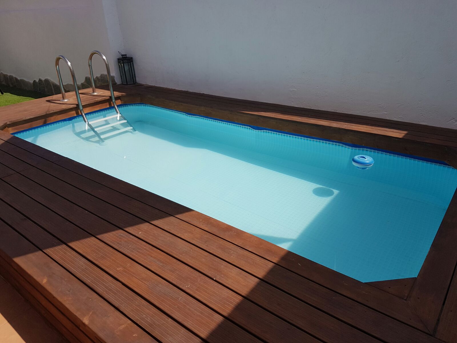 Tratamiento de piscina de madera Megapiscinas