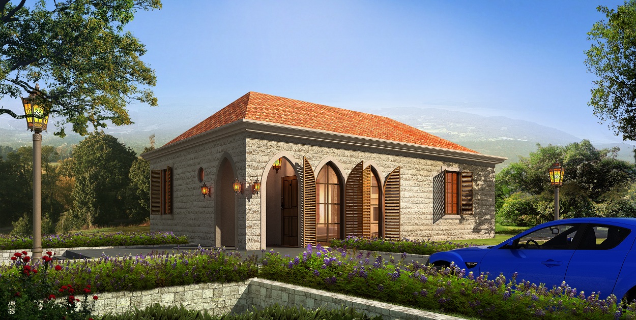 Mega Prefab Lebanon Customize the Village 115 m2 prefab home