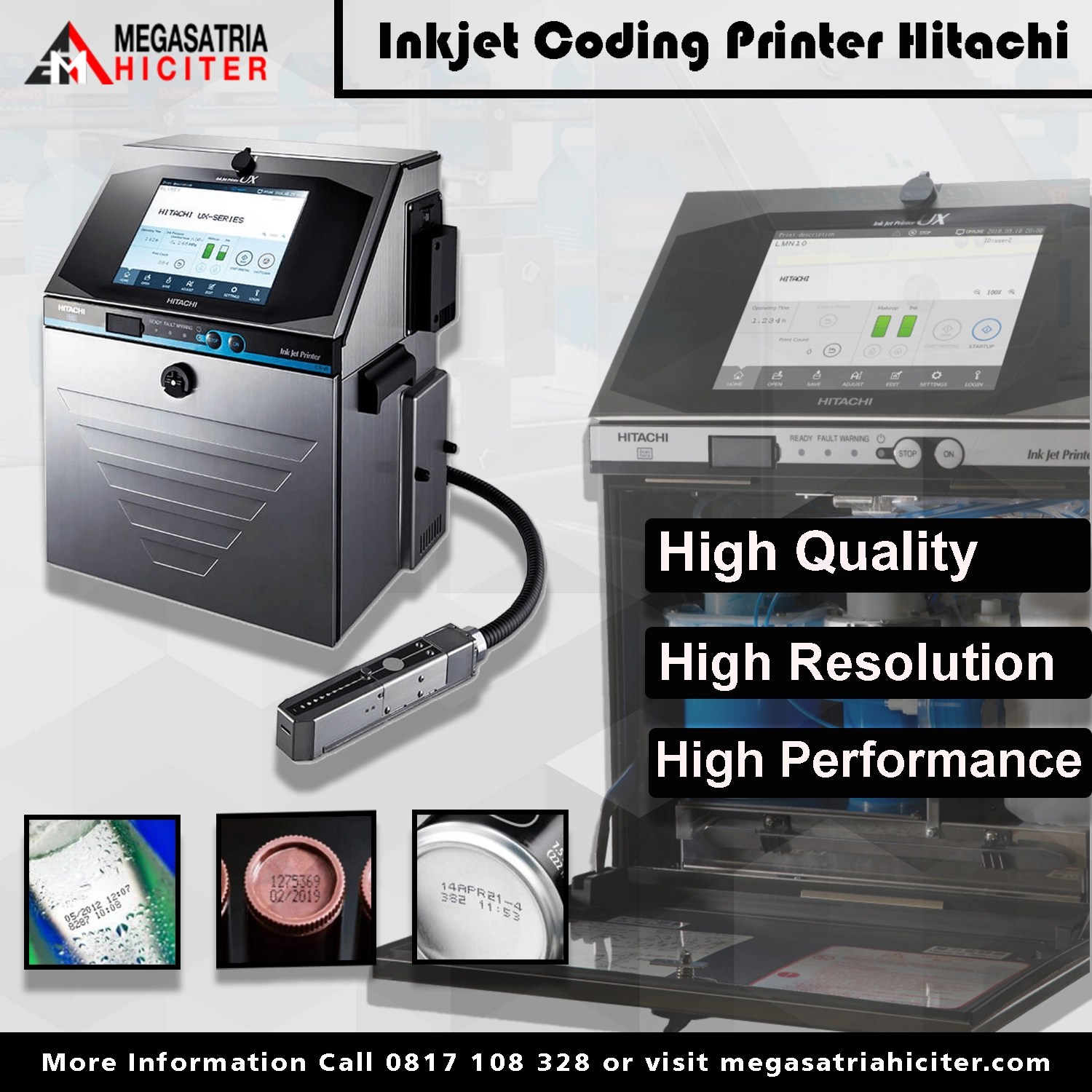 Inkjet Coding Printer Dengan Pilihan Terbaik Garansi Service Selamanya.