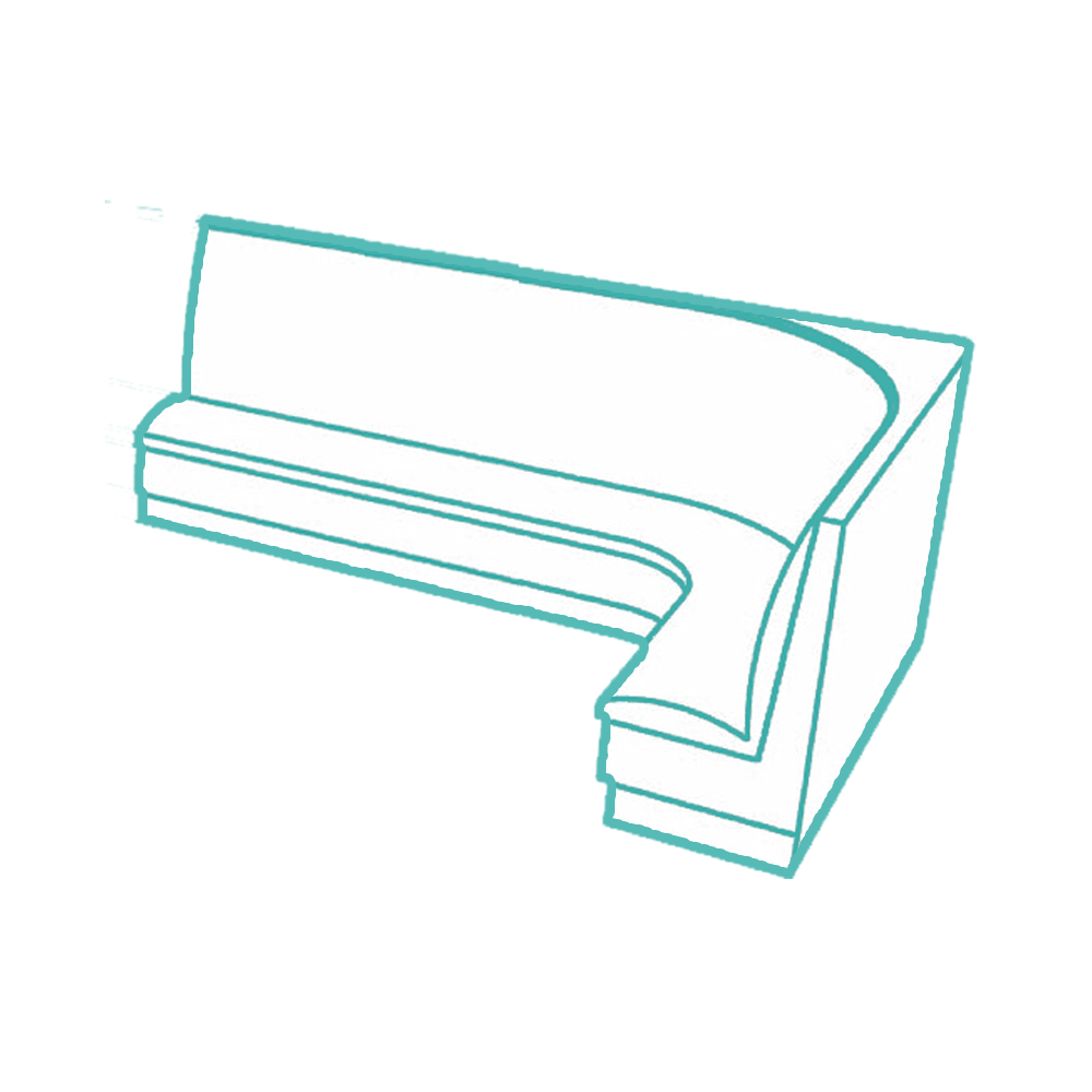 LShaped Restaurant Booths Corner Restaurant Booths Mega Seating