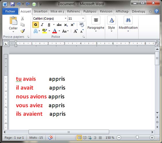 Sélectionner verticalement dans Word