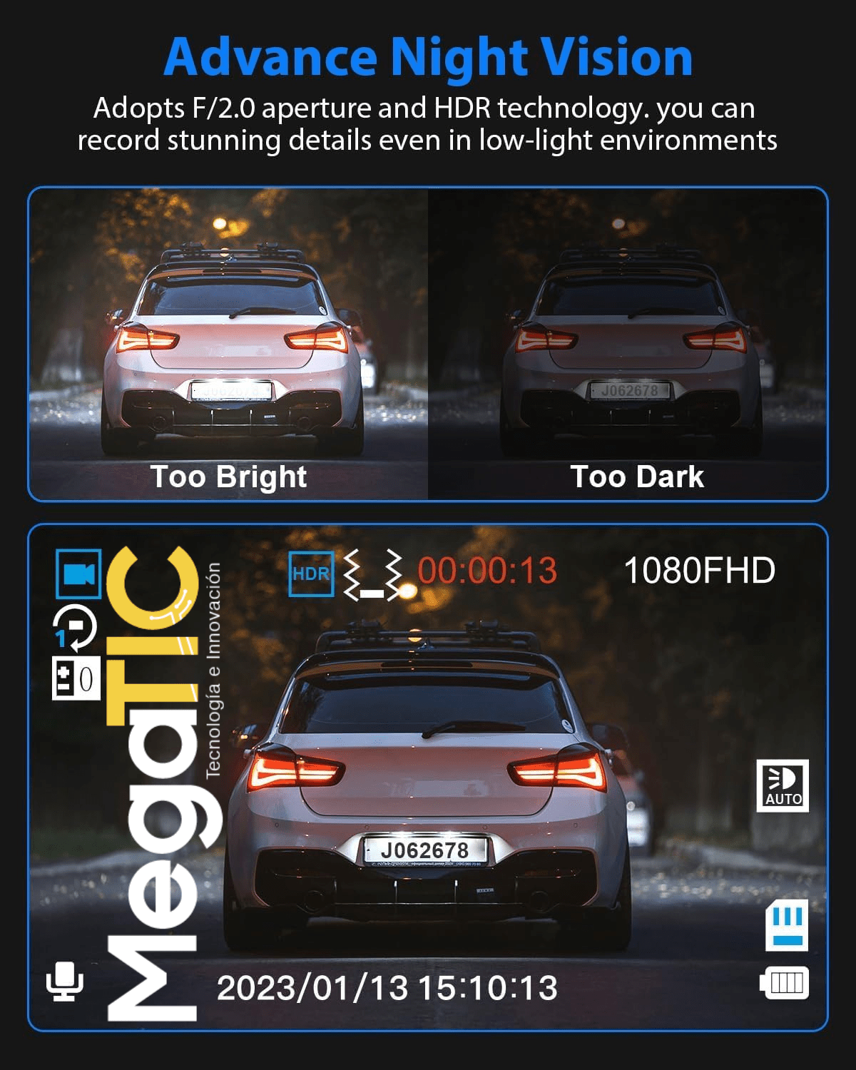 Dash Cam J06_SUVCON - MegaTIC