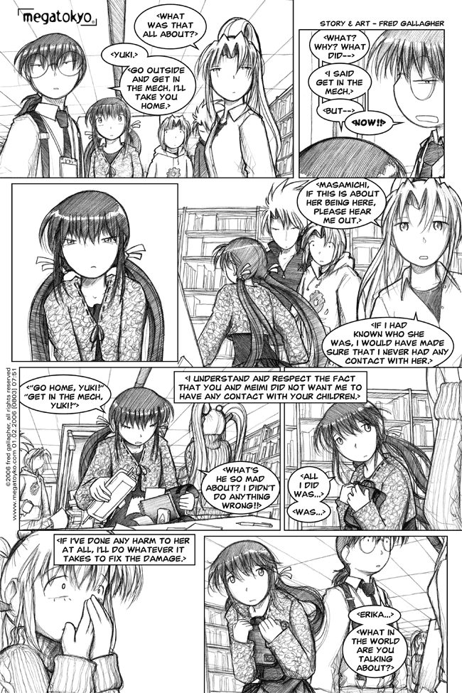MegaTokyo [803] didn't do anything wrong