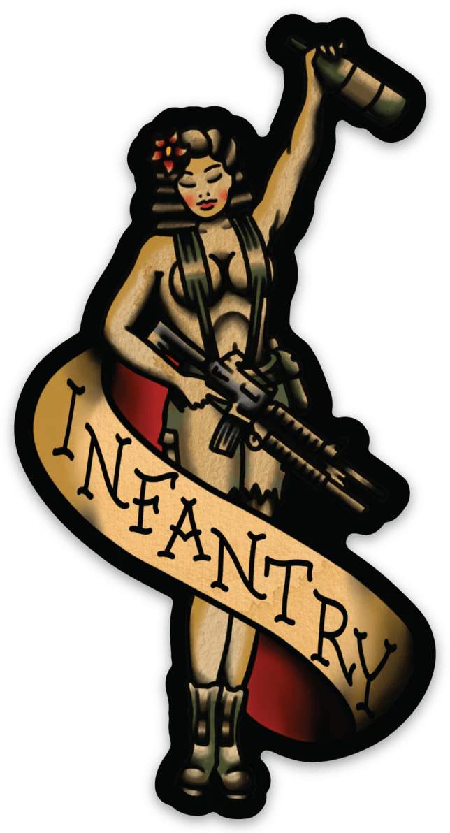 Infantry M4 Sticker Mission Essential Gear