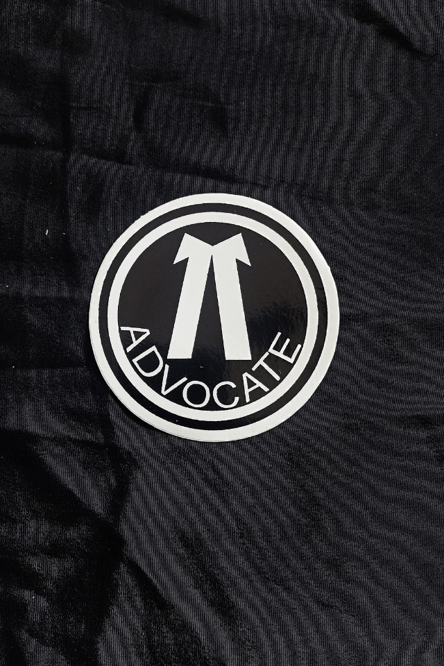 Advocate Sticker