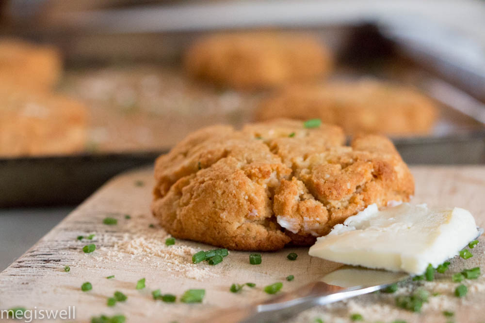 Cheddar and Chives Biscuits Breakfast Meg is Well