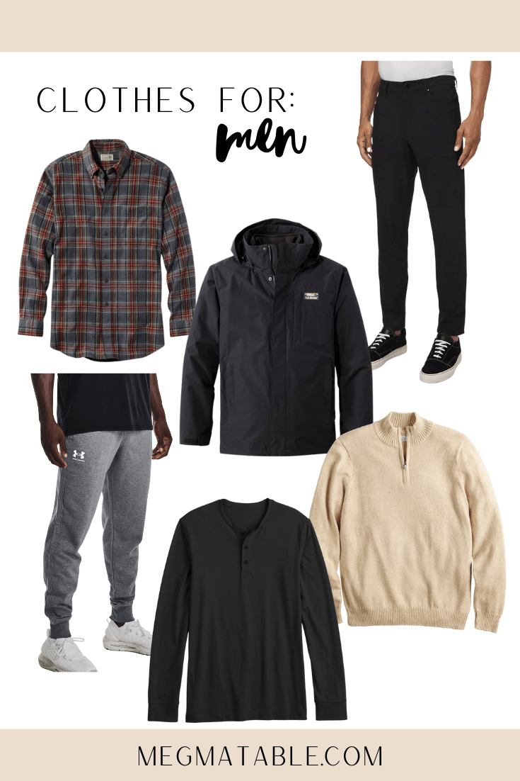2021 Men's Clothing Gift Guide MEGMATABLE