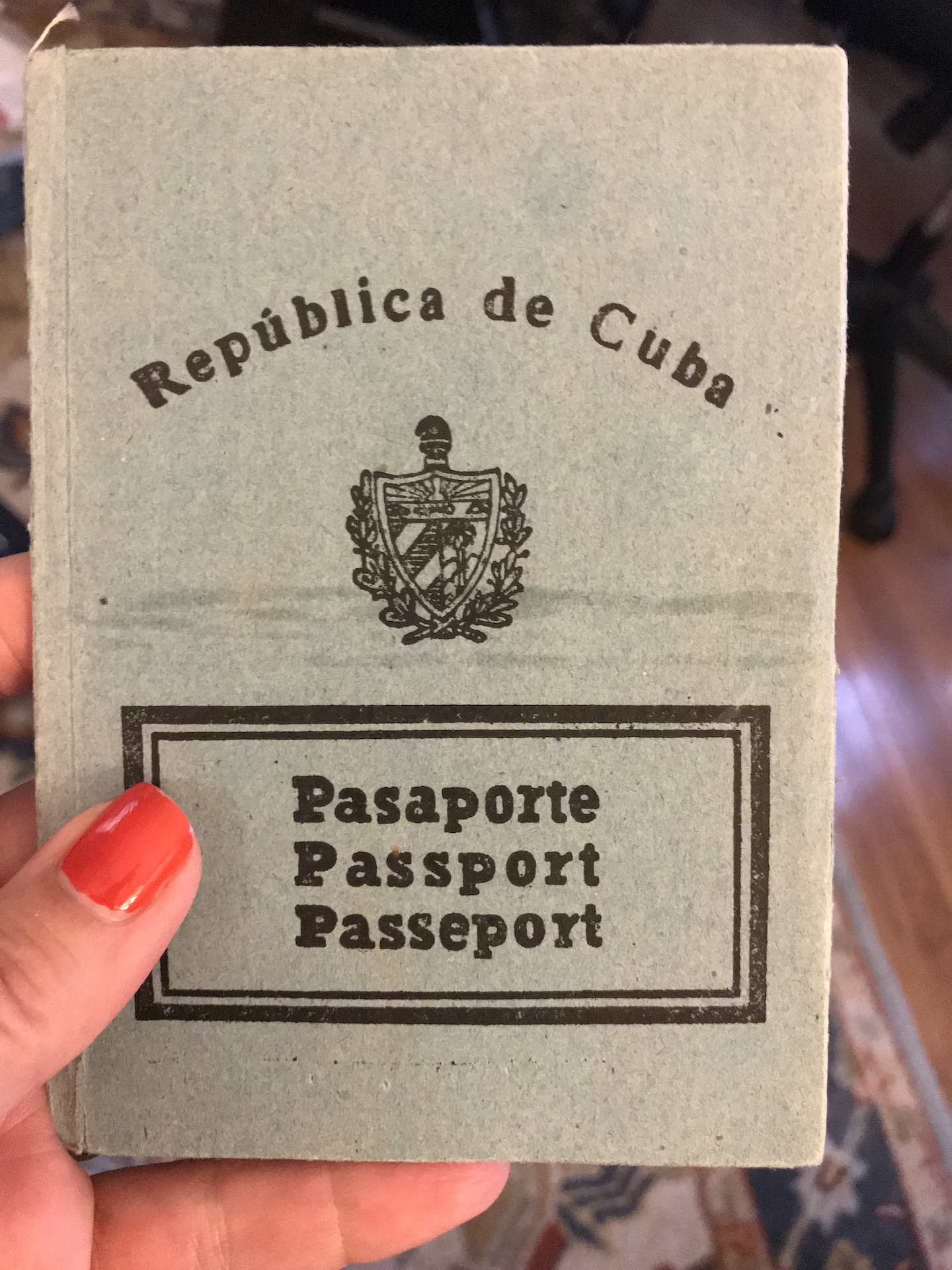 their Cuban passports Meg Medina