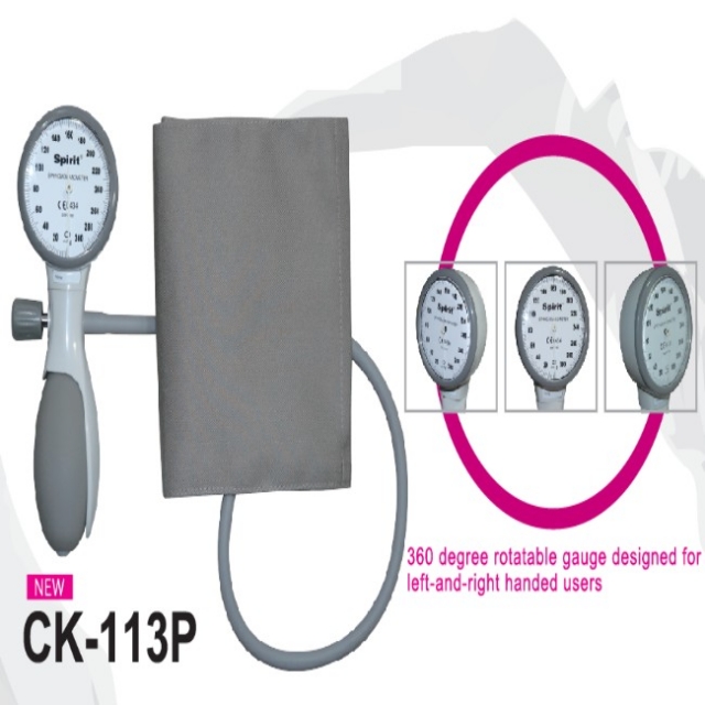 Spirit Professional Switch Aneroid Sphygmomanometer Meg Medius