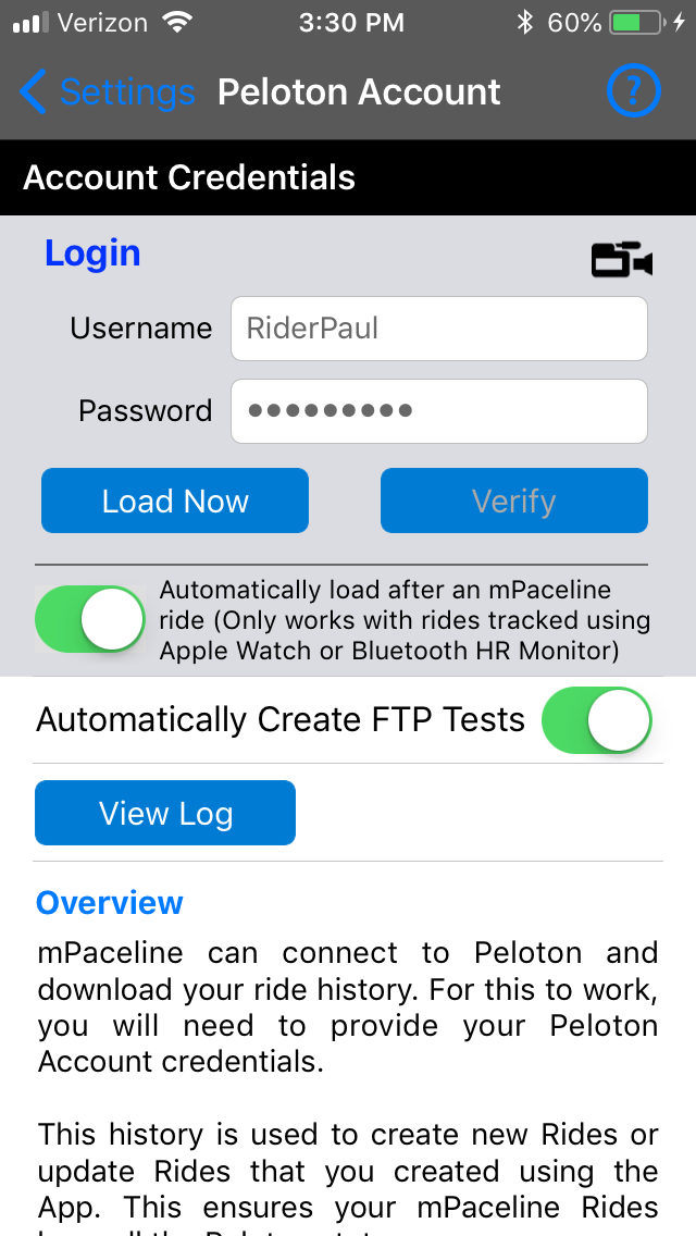 Peloton Account Meg Software