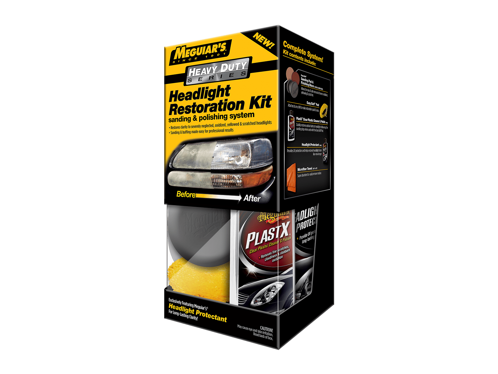 Meguiar's Heavy Duty TwoStep Headlight Restoration Kit Meguiars
