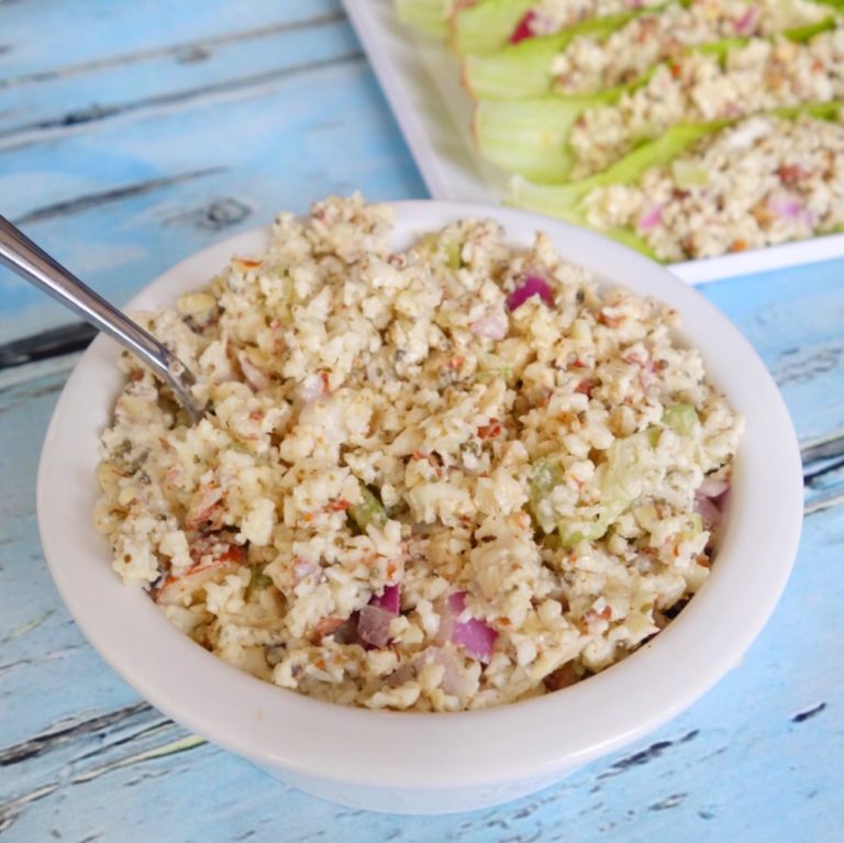 Cauliflower 'Tuna' Salad MegUnprocessed