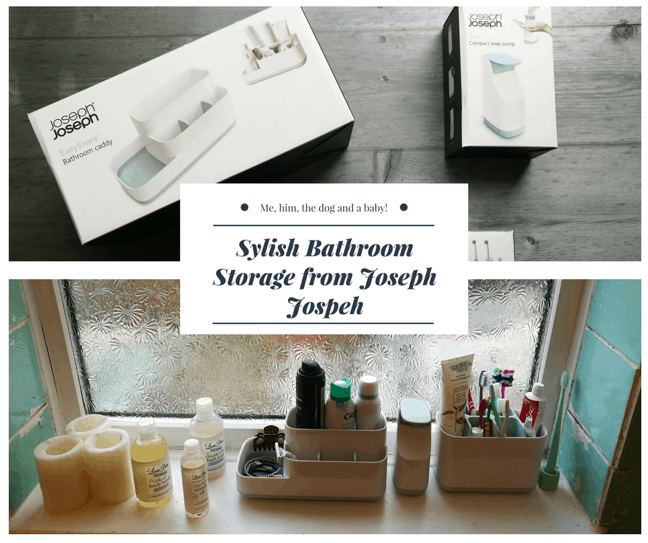 Stylish Bathroom Storage From Joseph Joseph Me, him, the dog and a baby!