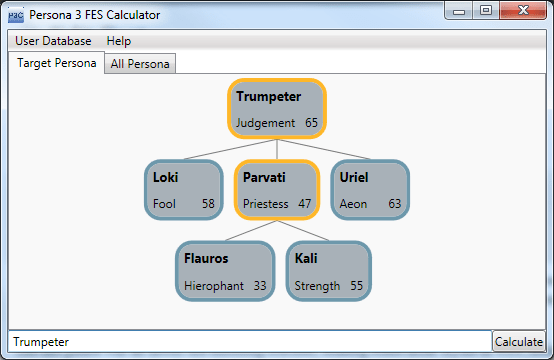 Persona 3 FES Calculator Release Geometry saves the Earth!