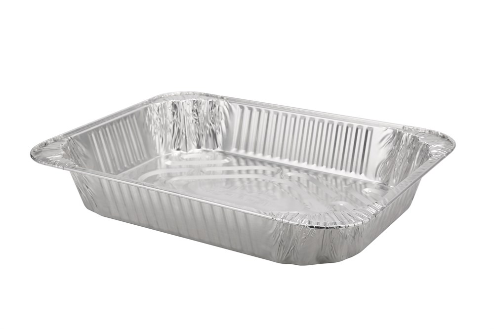 RECTANGULAR ROASTER ALUMINUM PANS 100 Count (Heavy Duty) Mehr Foil USA