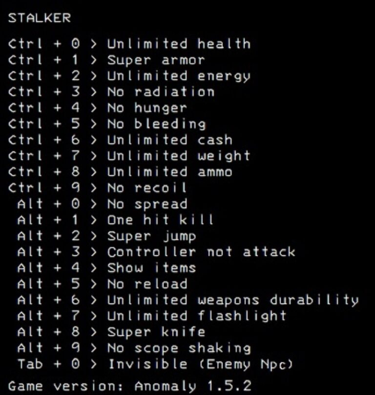 Stalker Anomaly Expert Tools at Colin Aleman blog