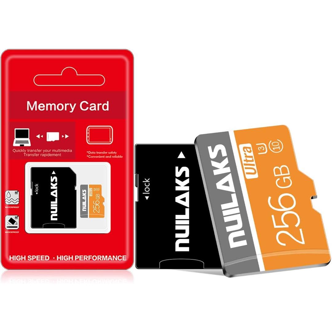 256 GB High Speed Micro SDKarte mit Adapter meily