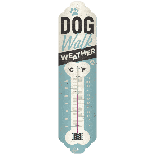 Thermometer 6,5 x 28 cm Dog Walk Weather