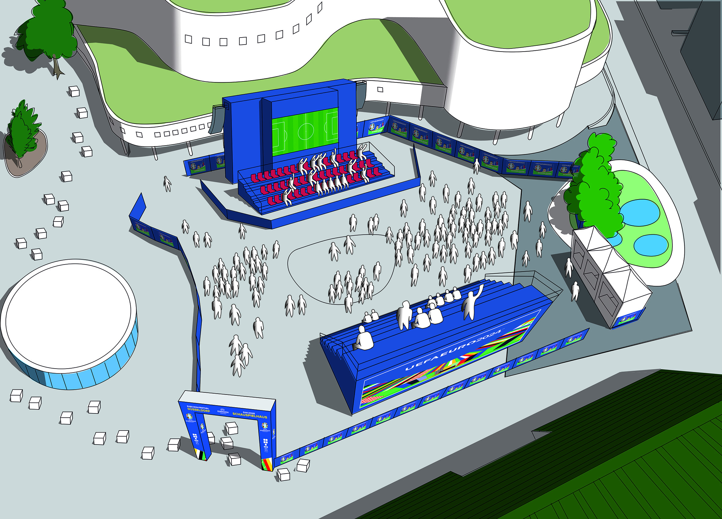 Fan Zone Schauspielhaus