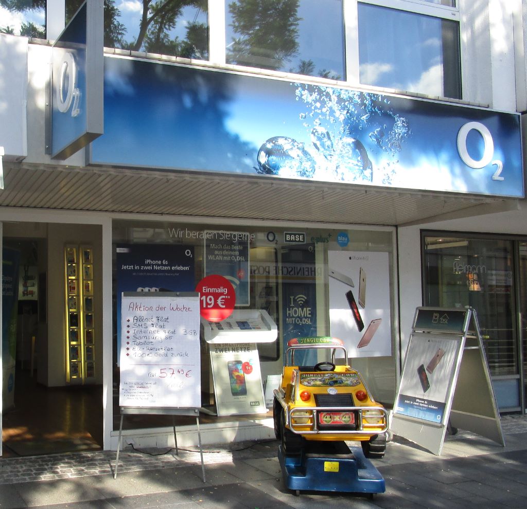 O2 Shop Langenfeld Future City Langenfeld