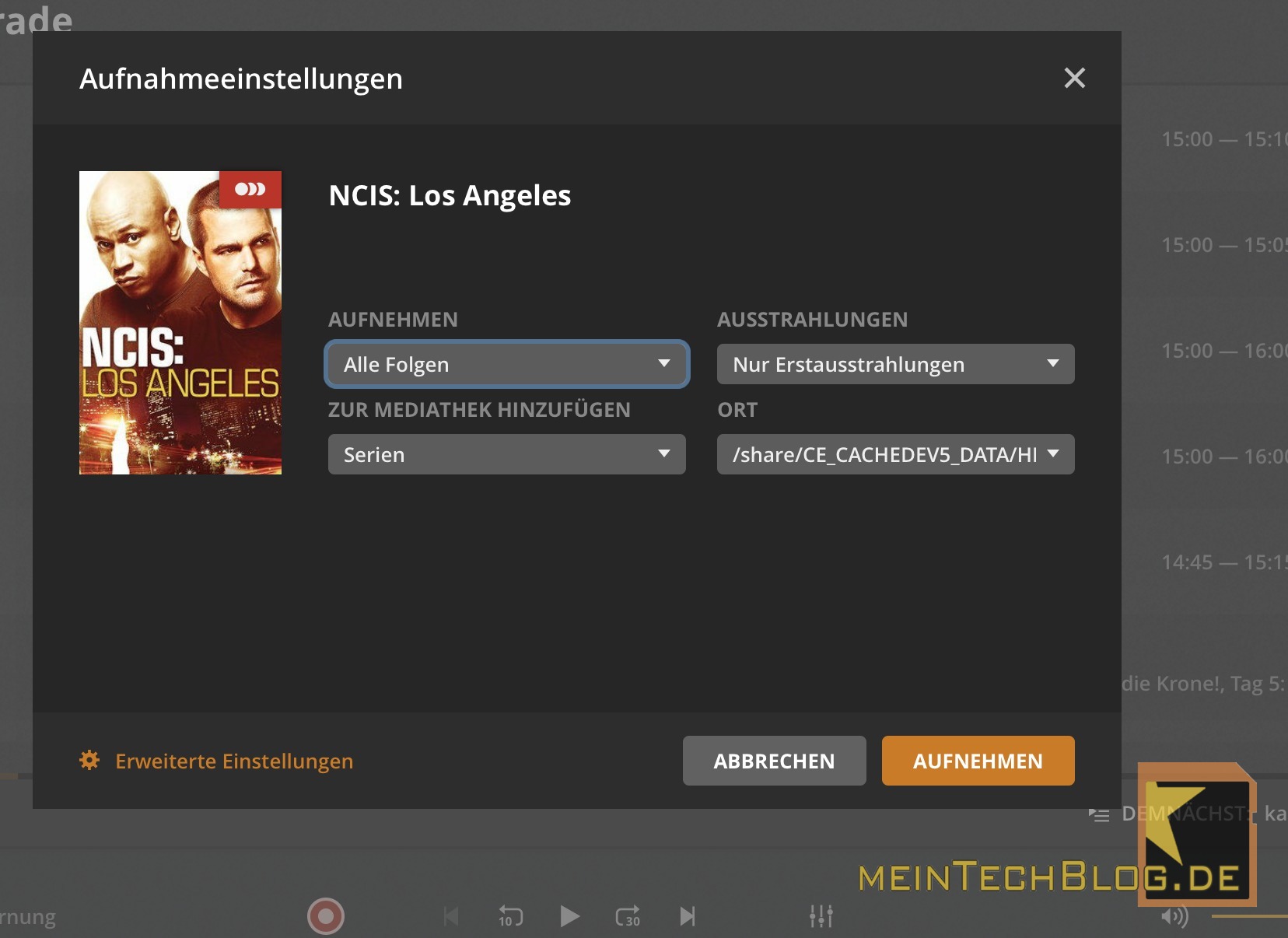 Pimp my Plex DVR LiveTV und TVRecording per VU+ meintechblog.de