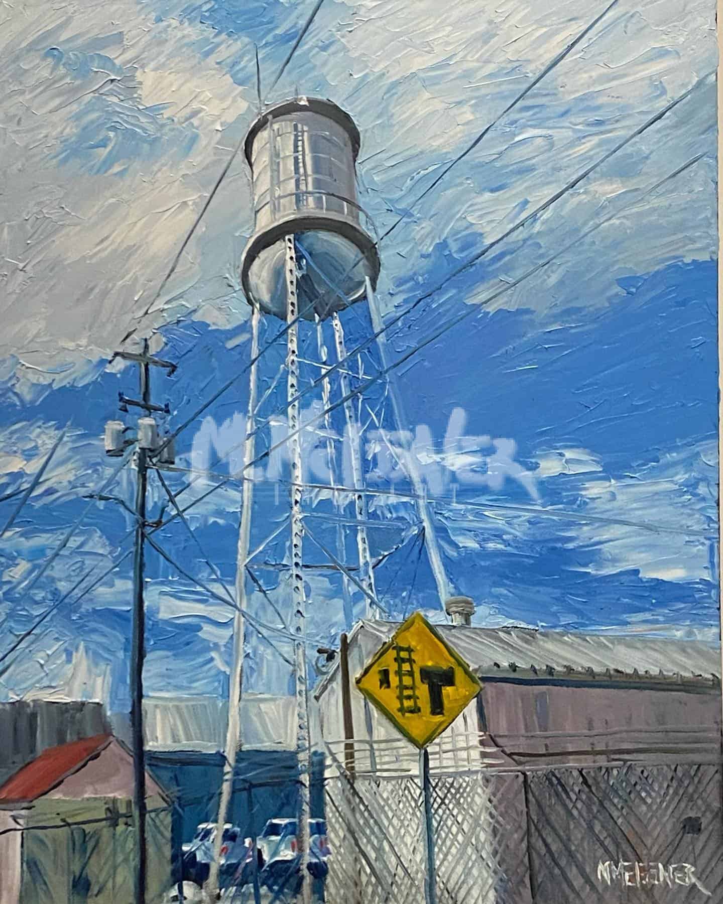 Harlem water tower. Harlem, Art by Michael Meissner