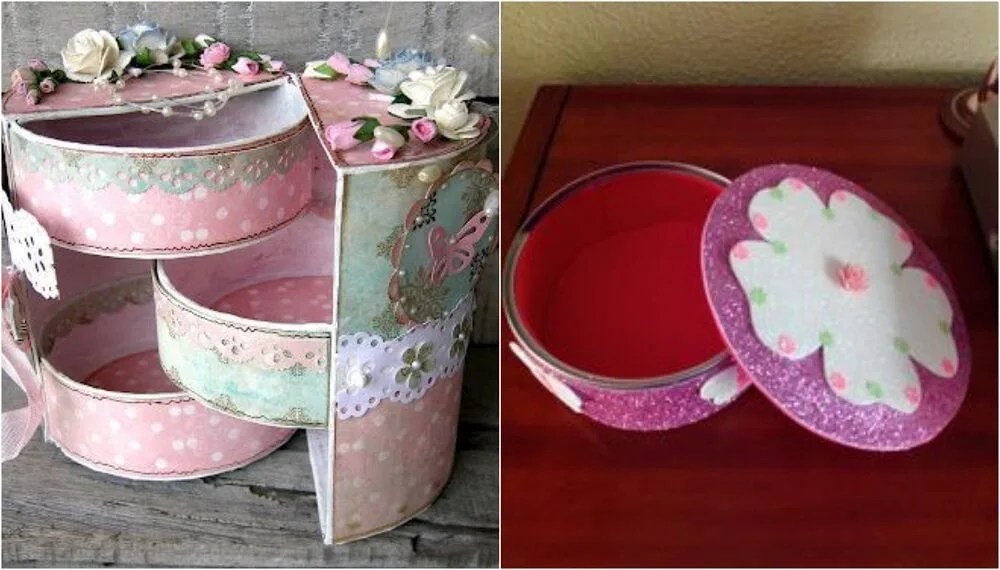 10 ideas para hacer tus propios joyeros con materiales reutilizables