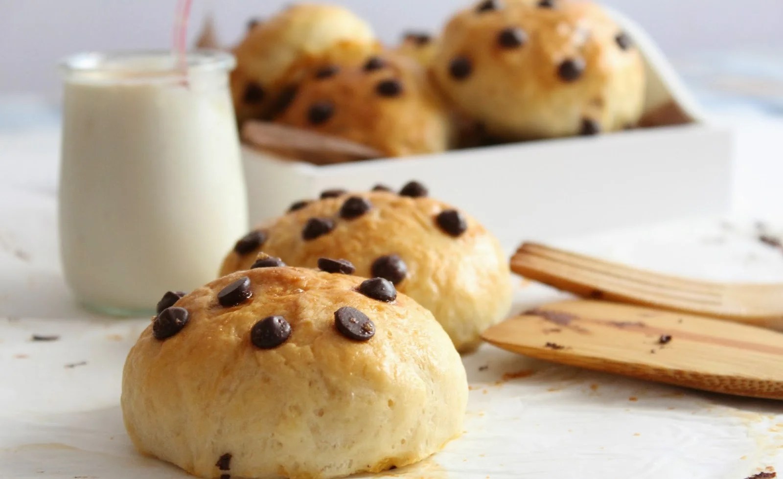 Cómo hacer "Doowaps" o bollos caseros con pepitas de chocolate