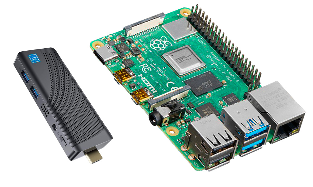 Mini PC Stick vs. Raspberry Pi