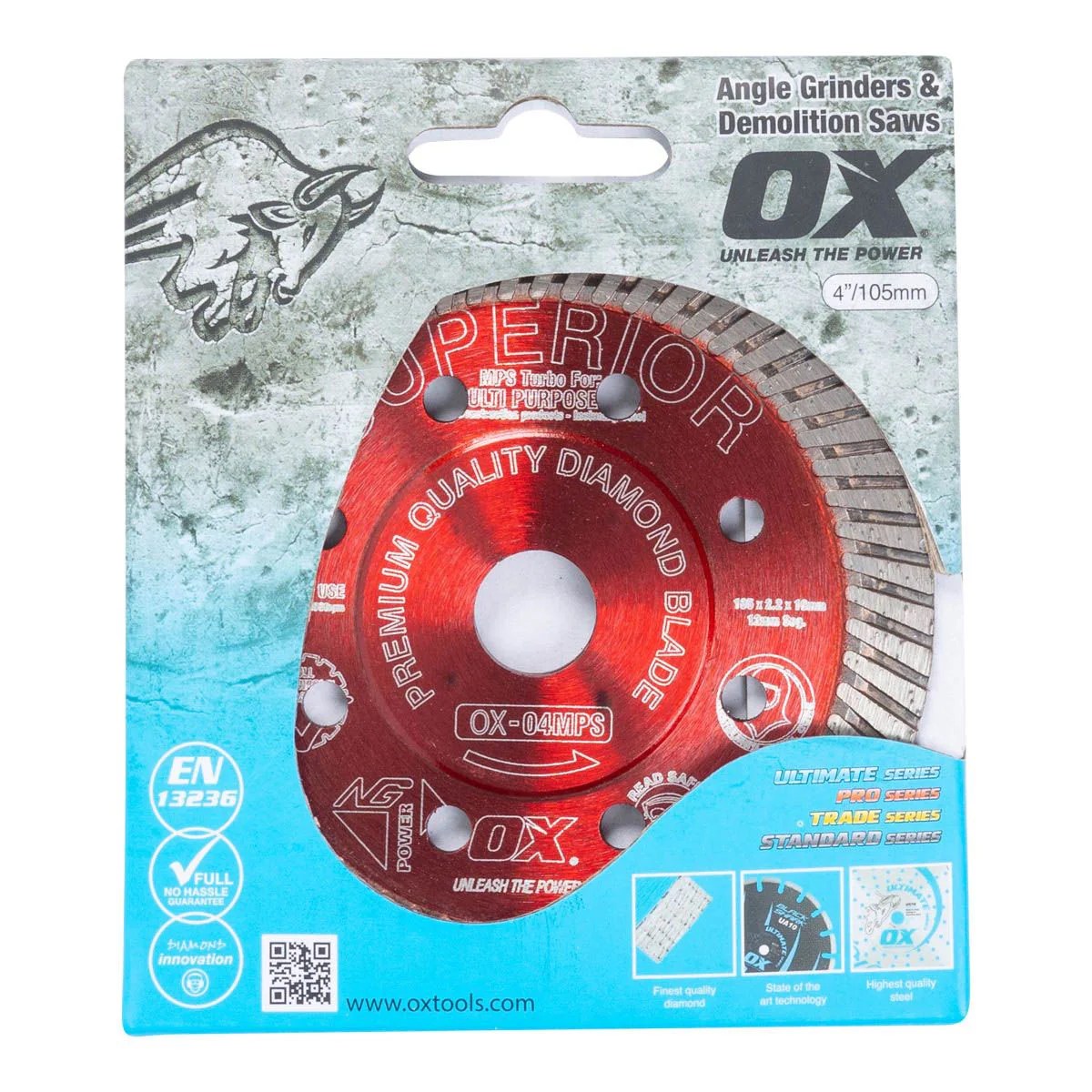 OX Tools Professional MPS 4" Turbo Diamond Blade For Sale Online