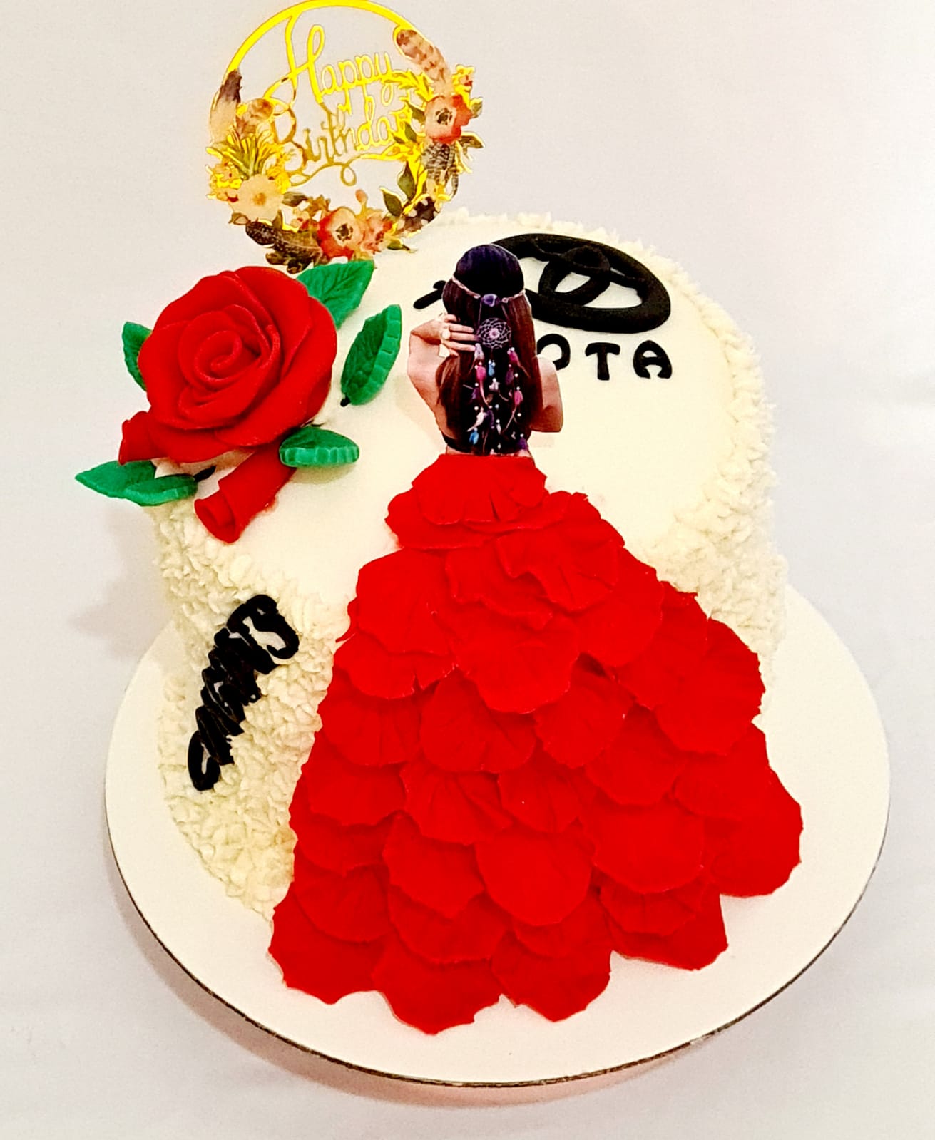 Chocolate Fudge & Vanilla Butter cake Mekz Bakez