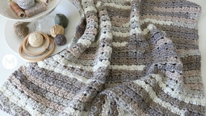 Shell Crochet Blanket Tutorial Beginner Friendly