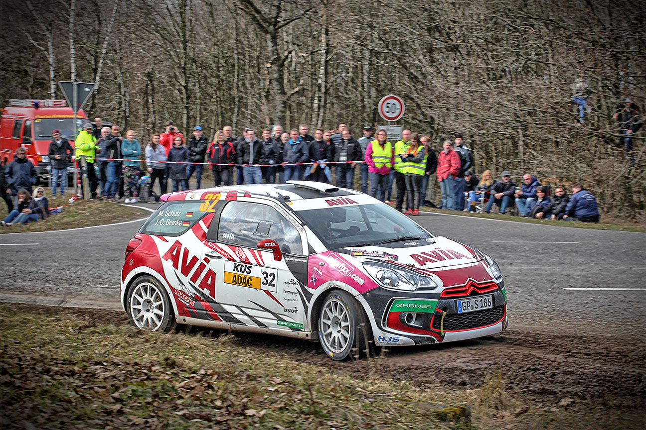 Schwieriger Saisonstart bei der ADAC Saarland Pfalz Rallye Melanie Schulz