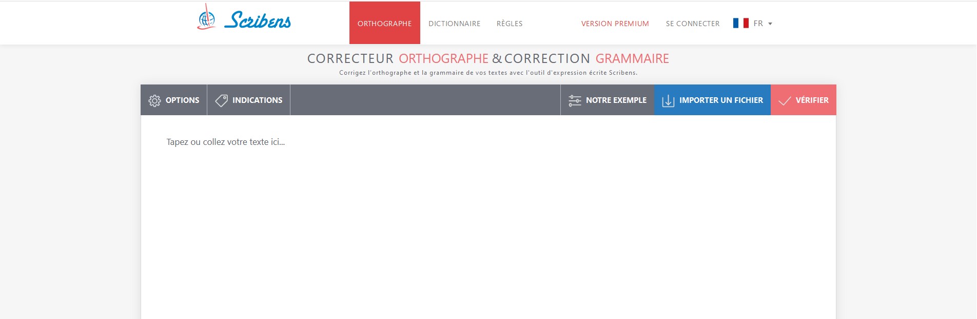 scribens.fr Correcteur Orthographe Correction Grammaire