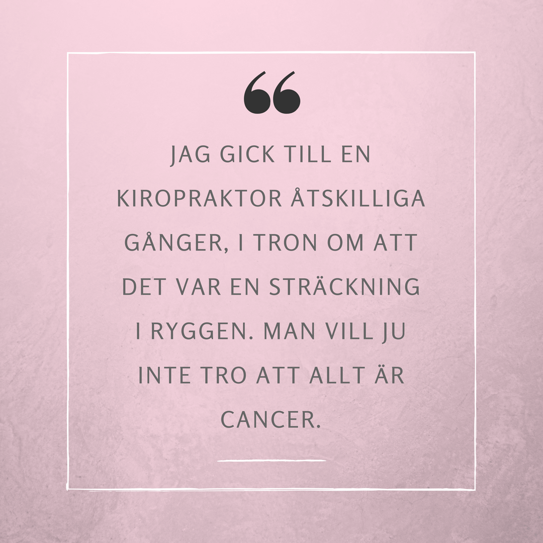 "Vill inte tro att allt är cancer" Melanomföreningen
