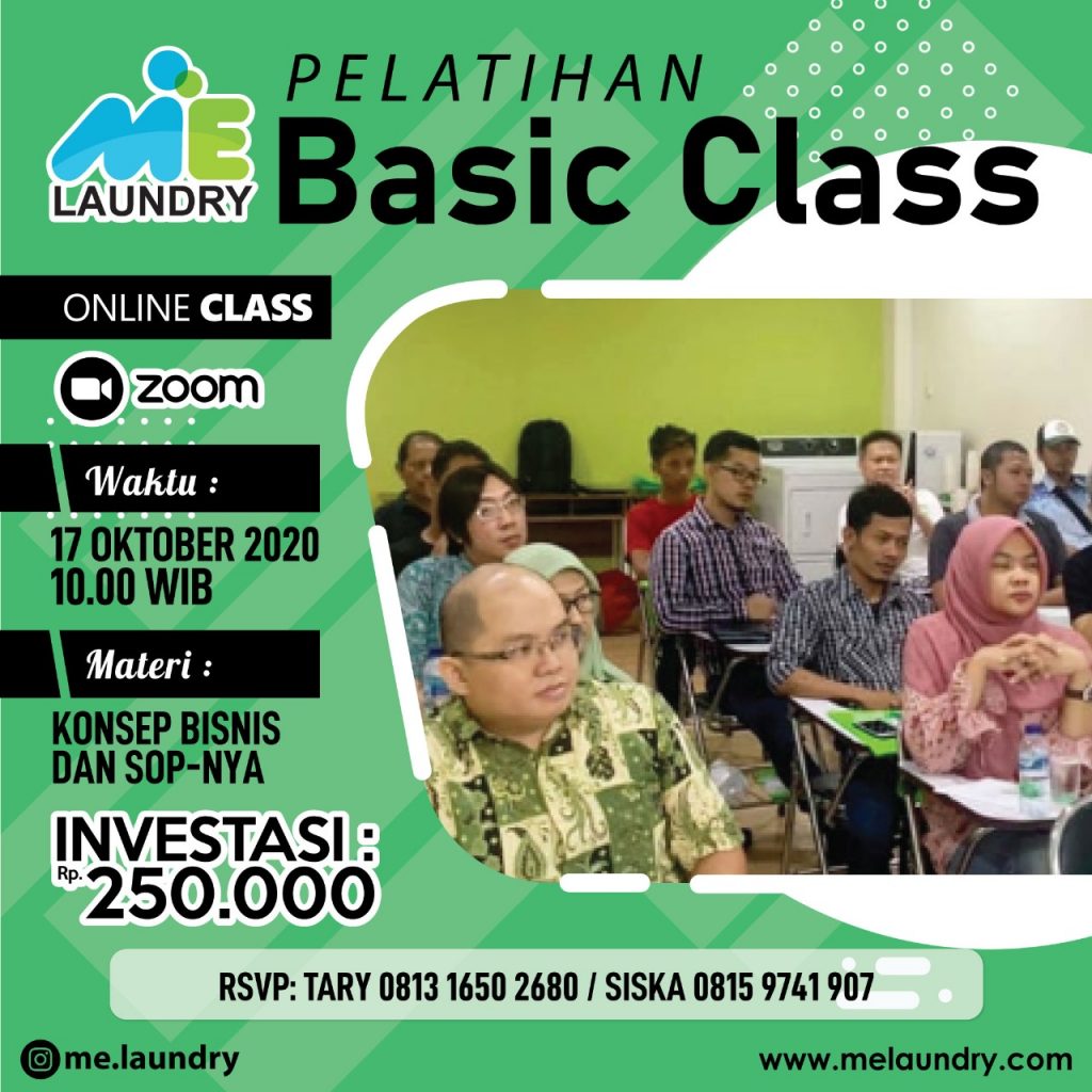 Pelatihan Basic Class ME Laundry Training Centre