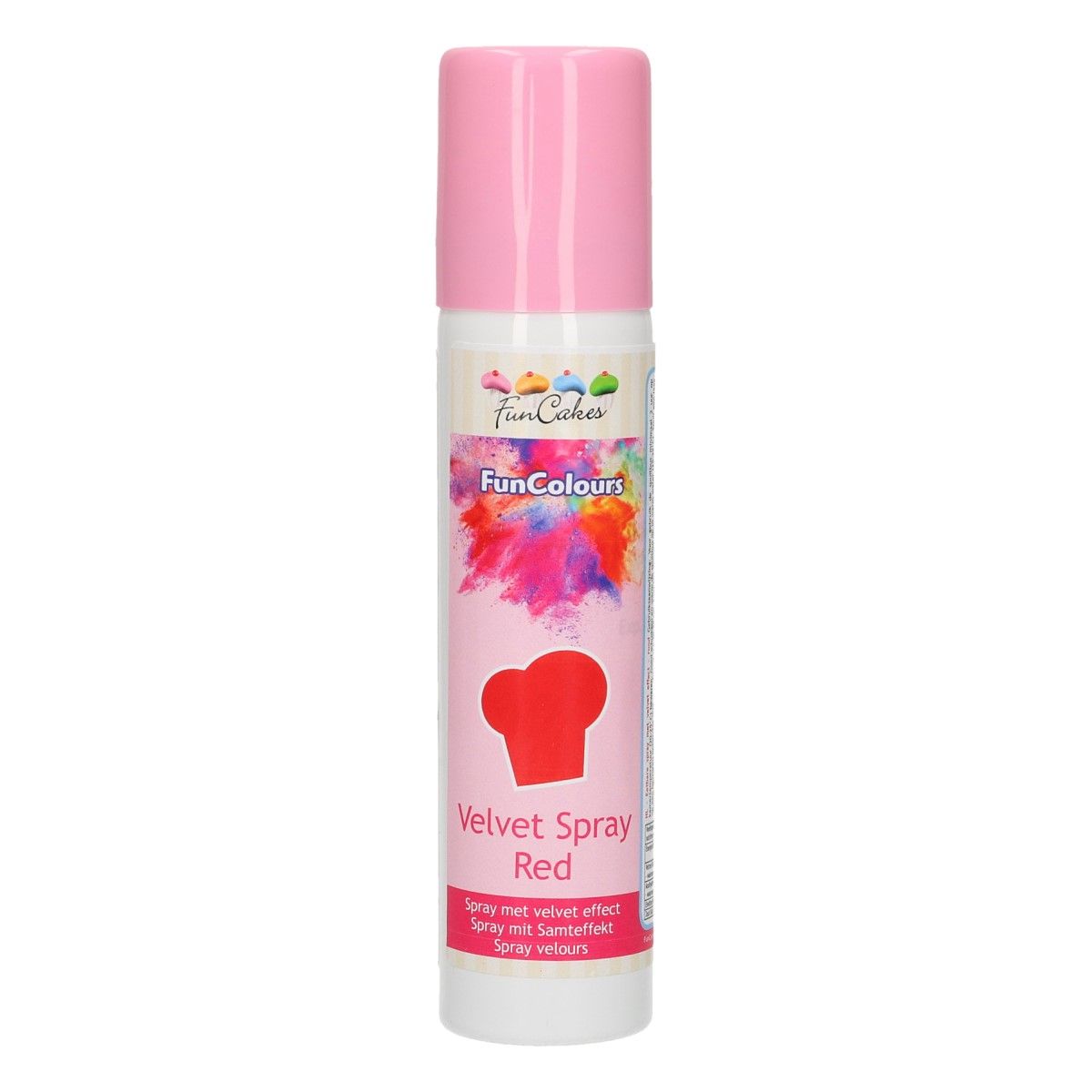Spray velours rouge (100ml) Royaume MELAZIC Cupcakes, ateliers et