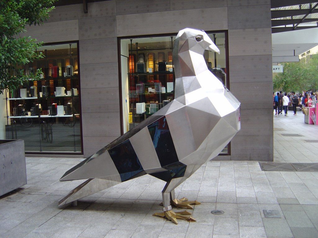 Four Adelaide Sculptures Black Mark