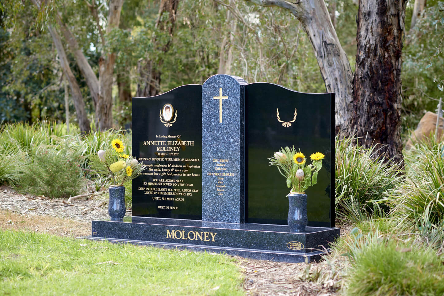 Headstone & Base Melbourne Memorials