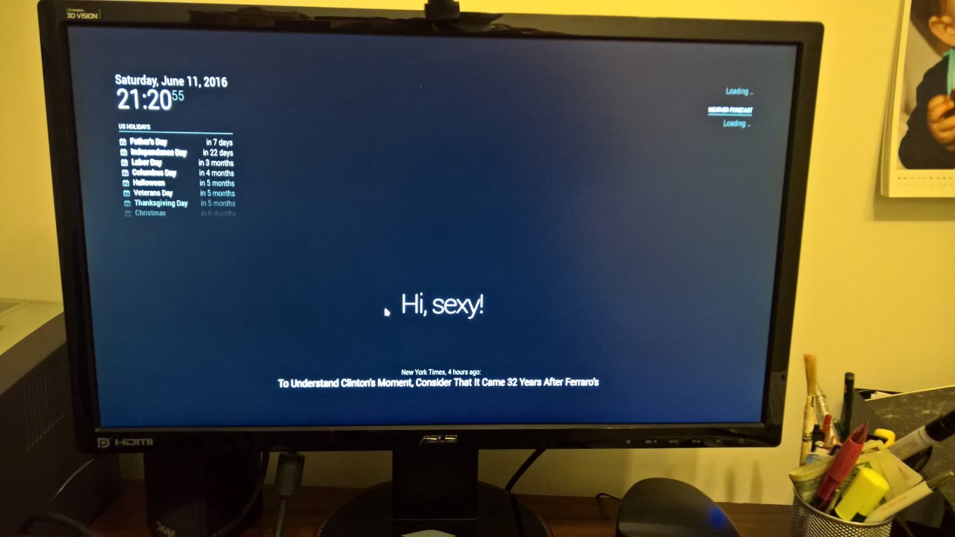 How about building a magic mirror?! Melcher.dev