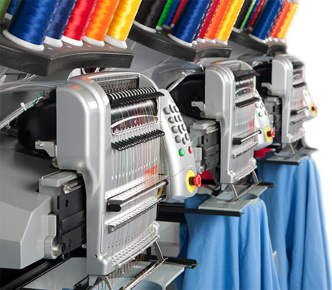 Multi Head Embroidery Machines Melco