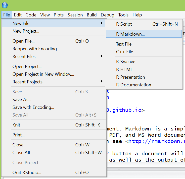 Publishing R markdown documents TechNakama