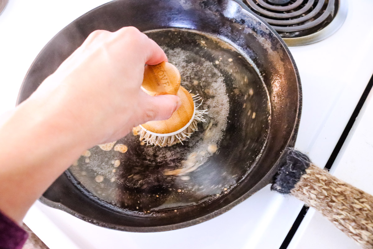 How to Wash a Cast Iron Skillet to Maintain Seasoning Melissa K. Norris