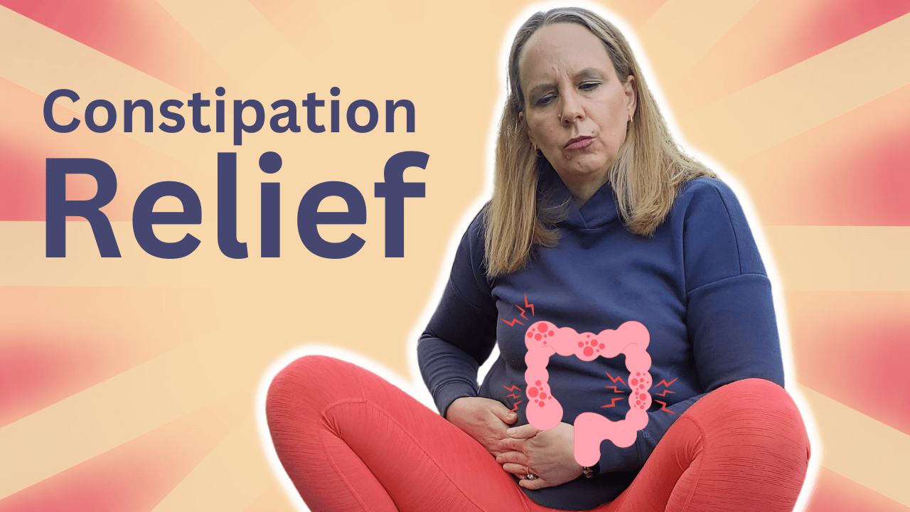 Abdominal Massage & Yoga Pose for Constipation Relief