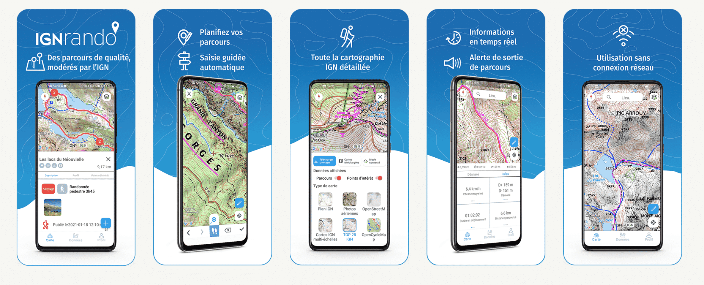 Les Points Douloureux De L'ign Rando Bretagne IGN Rando l'application pour guider les randonneurs